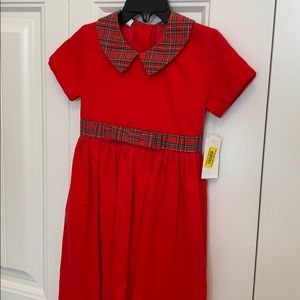Edgehill Christmas Red Tartan Dress 3T NWT
